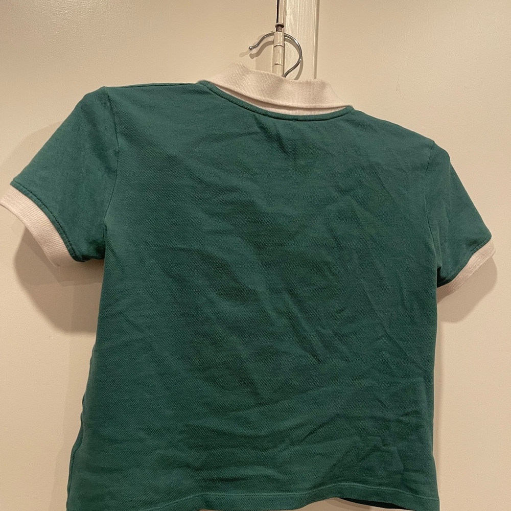 Sporty & Rich Green Polo with White Trim Tee SOLD OUT | Preowned - Picture 15 of 17